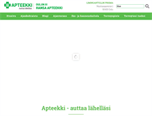 Tablet Screenshot of oulunhansaapteekki.fi